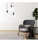 Light Prestige Puerto 3 wisząca czarna E27 czarny / transparentny LP-004/3P BK Light Prestige Puerto 3 wisząca czarna E27 czarny / transparentny LP-004/3P BK