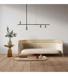 Light Prestige Arizona 4 linia lampa wisząca czarny/złoty LP-074/4PL BK/GD 4xGU10 czarny / złoty Light Prestige Arizona 4 linia lampa wisząca czarny/złoty LP-074/4PL BK/GD 4xGU10 czarny / złoty