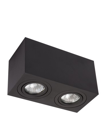 Light Prestige Lyon 2 oprawa natynkowa czarna GU10  LP-5881/2SM BK