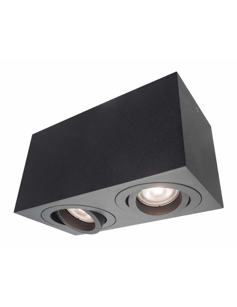 Light Prestige Lyon 2 oprawa natynkowa czarna GU10  LP-5881/2SM BK