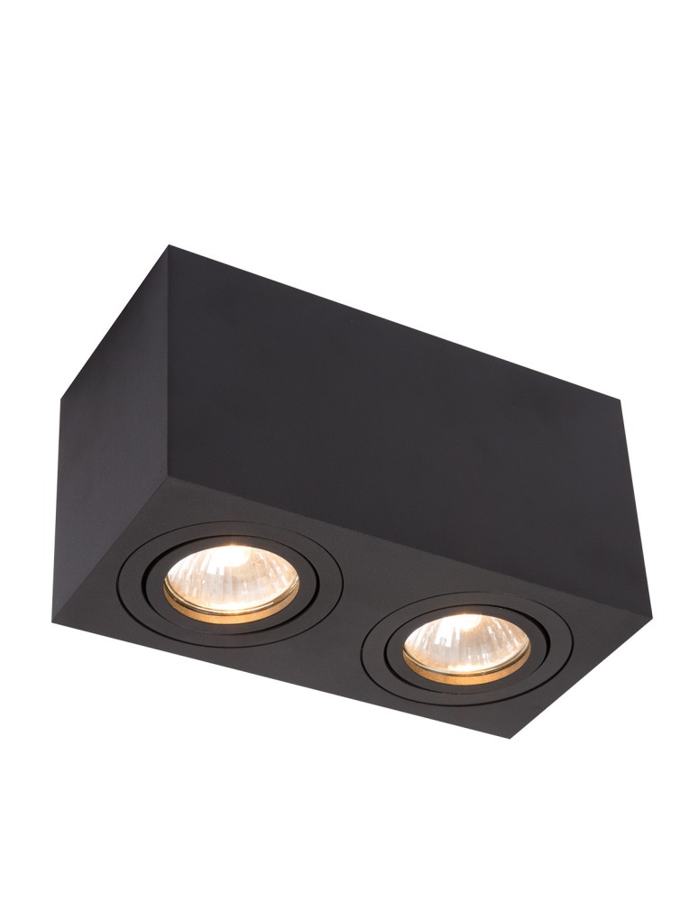 Light Prestige Lyon 2 oprawa natynkowa czarna GU10  LP-5881/2SM BK