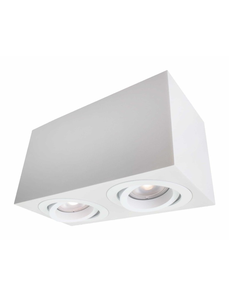 Light Prestige Lyon 2 oprawa natynkowa biała GU10 biały LP-5881/2SM WH Light Prestige Lyon 2 oprawa natynkowa biała GU10 biały LP-5881/2SM WH
