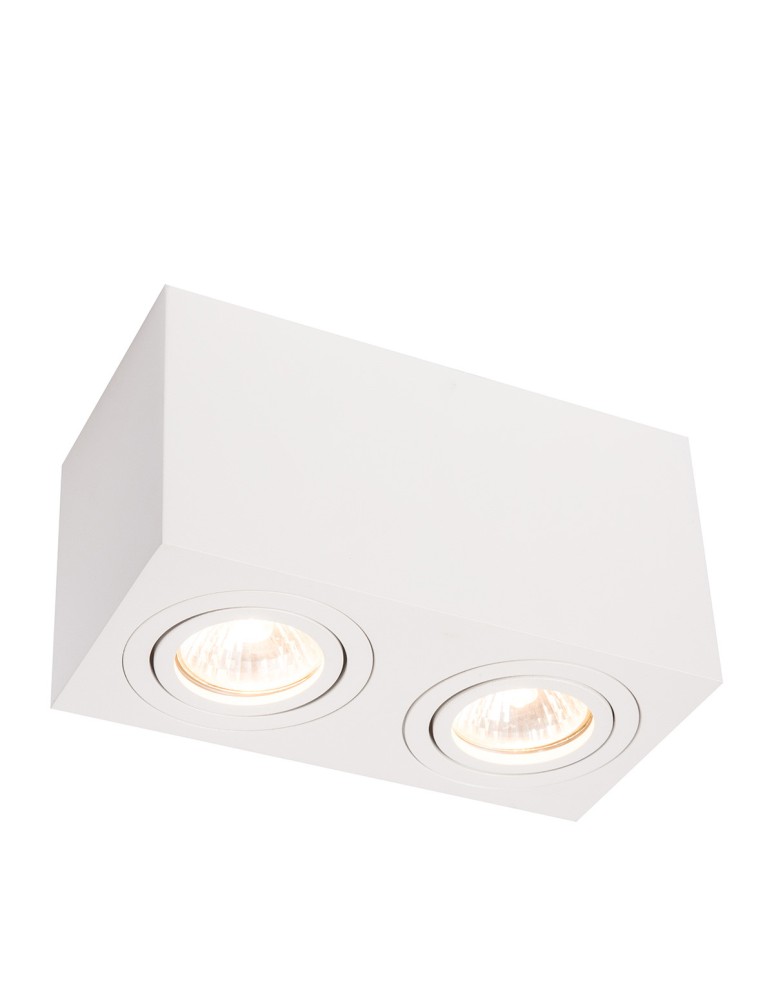 Light Prestige Lyon 2 oprawa natynkowa biała GU10 biały LP-5881/2SM WH Light Prestige Lyon 2 oprawa natynkowa biała GU10 biały LP-5881/2SM WH