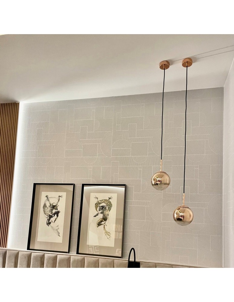 Light Prestige Palla lampa wisząca mała złota LP-2844/1P S GD 1xE14 złoty/transparentny