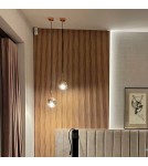 Lampy wiszące - Light Prestige Palla lampa wisząca mała złota LP-2844/1P S GD 1xE14 złoty/transparentny - product 5