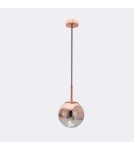 Light Prestige Palla lampa wisząca mała miedziana LP-2844/1P S MI 1xE27 miedziany/transparetny Light Prestige Palla lampa wisząca mała miedziana LP-2844/1P S MI 1xE27 miedziany/transparetny