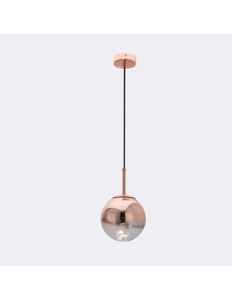 Light Prestige Palla lampa wisząca mała miedziana LP-2844/1P S MI 1xE27 miedziany/transparetny Light Prestige Palla lampa wisząca mała miedziana LP-2844/1P S MI 1xE27 miedziany/transparetny