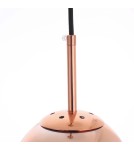 Light Prestige Palla lampa wisząca mała miedziana LP-2844/1P S MI 1xE27 miedziany/transparetny Light Prestige Palla lampa wisząca mała miedziana LP-2844/1P S MI 1xE27 miedziany/transparetny