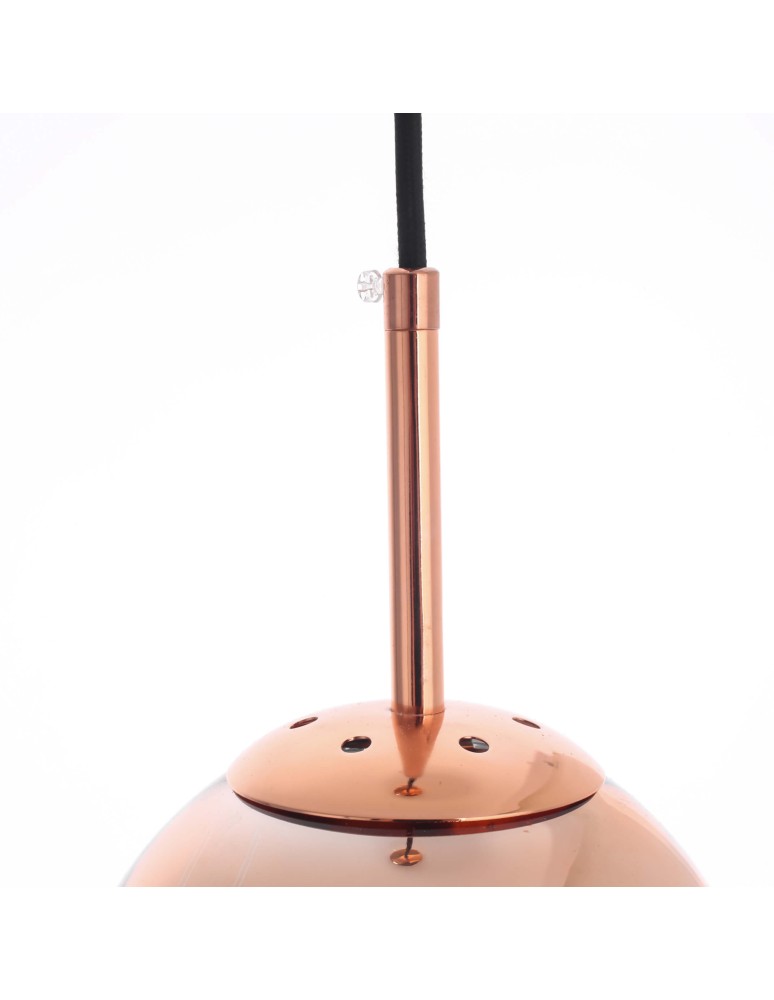 Light Prestige Palla lampa wisząca mała miedziana LP-2844/1P S MI 1xE27 miedziany/transparetny Light Prestige Palla lampa wisząca mała miedziana LP-2844/1P S MI 1xE27 miedziany/transparetny