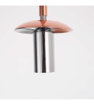 Light Prestige Palla lampa wisząca mała miedziana LP-2844/1P S MI 1xE27 miedziany/transparetny Light Prestige Palla lampa wisząca mała miedziana LP-2844/1P S MI 1xE27 miedziany/transparetny