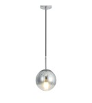 Lampy wiszące szklane - Light Prestige Palla lampa wisząca mała chrom LP-2844/1P S CH 1xE14 srebrny/transparentny - product 6