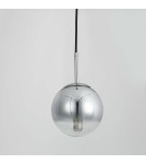 Lampy wiszące szklane - Light Prestige Palla lampa wisząca mała chrom LP-2844/1P S CH 1xE14 srebrny/transparentny - product 8