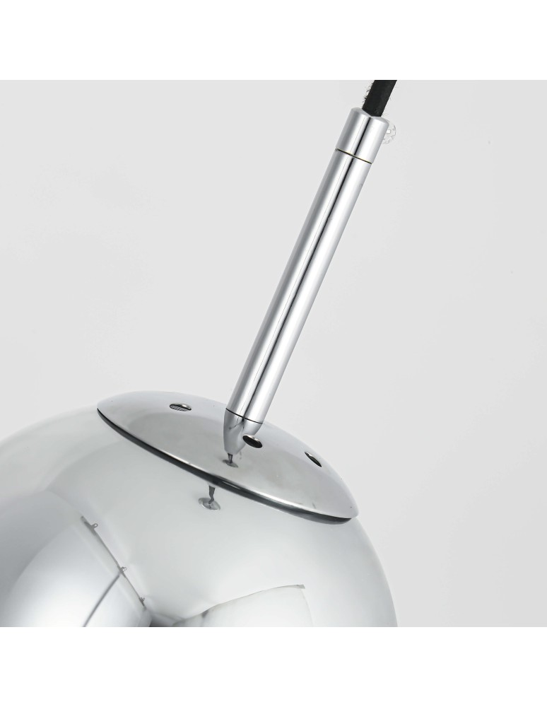 Light Prestige Palla lampa wisząca mała chrom LP-2844/1P S CH 1xE14 srebrny/transparentny