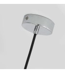 Lampy wiszące szklane - Light Prestige Palla lampa wisząca mała chrom LP-2844/1P S CH 1xE14 srebrny/transparentny - product 11