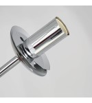 Lampy wiszące szklane - Light Prestige Palla lampa wisząca mała chrom LP-2844/1P S CH 1xE14 srebrny/transparentny - product 12