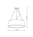 Light Prestige Malaga wisząca czarna LED czarny LP-622/1P BK Light Prestige Malaga wisząca czarna LED czarny LP-622/1P BK