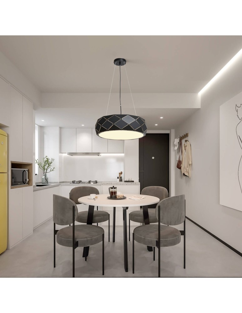 Light Prestige Reus wisząca czarna E27 czarny LP-8069/1P BK Light Prestige Reus wisząca czarna E27 czarny LP-8069/1P BK