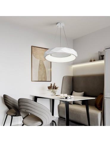 Light Prestige Reus LED wisząca biała LED biały LP-8069/1P LED WH - produkt 2