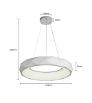 Light Prestige Reus LED wisząca biała LED biały LP-8069/1P LED WH Light Prestige Reus LED wisząca biała LED biały LP-8069/1P LED WH