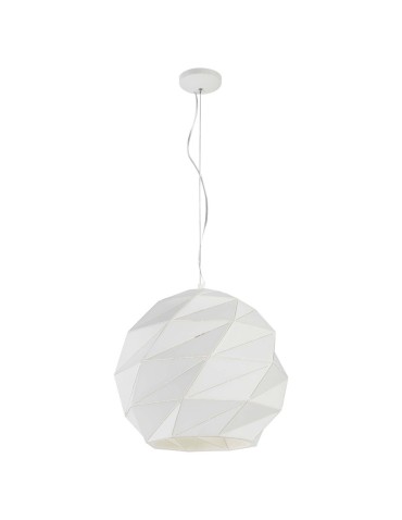 Light Prestige Reus wisząca kula duża biała E27 biały LP-8069/1P L WH
