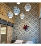 Light Prestige Reus wisząca kula duża biała E27 biały LP-8069/1P L WH Light Prestige Reus wisząca kula duża biała E27 biały LP-8069/1P L WH