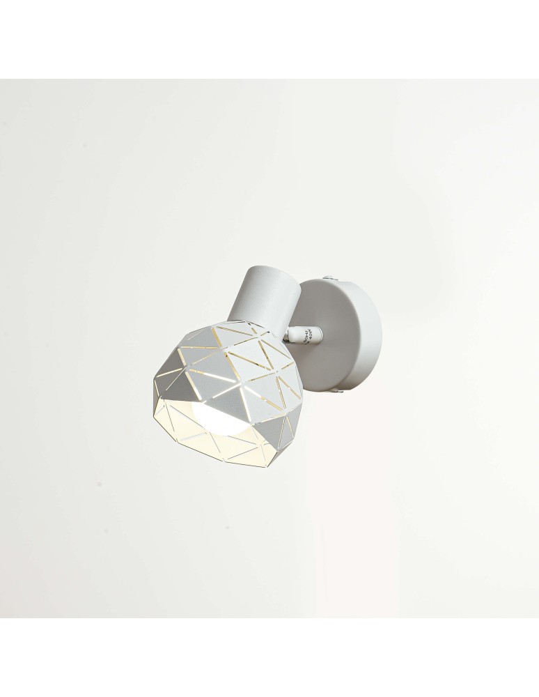 Light Prestige Reus 1 spot biały E14 biały LP-8069/1WS WH Light Prestige Reus 1 spot biały E14 biały LP-8069/1WS WH