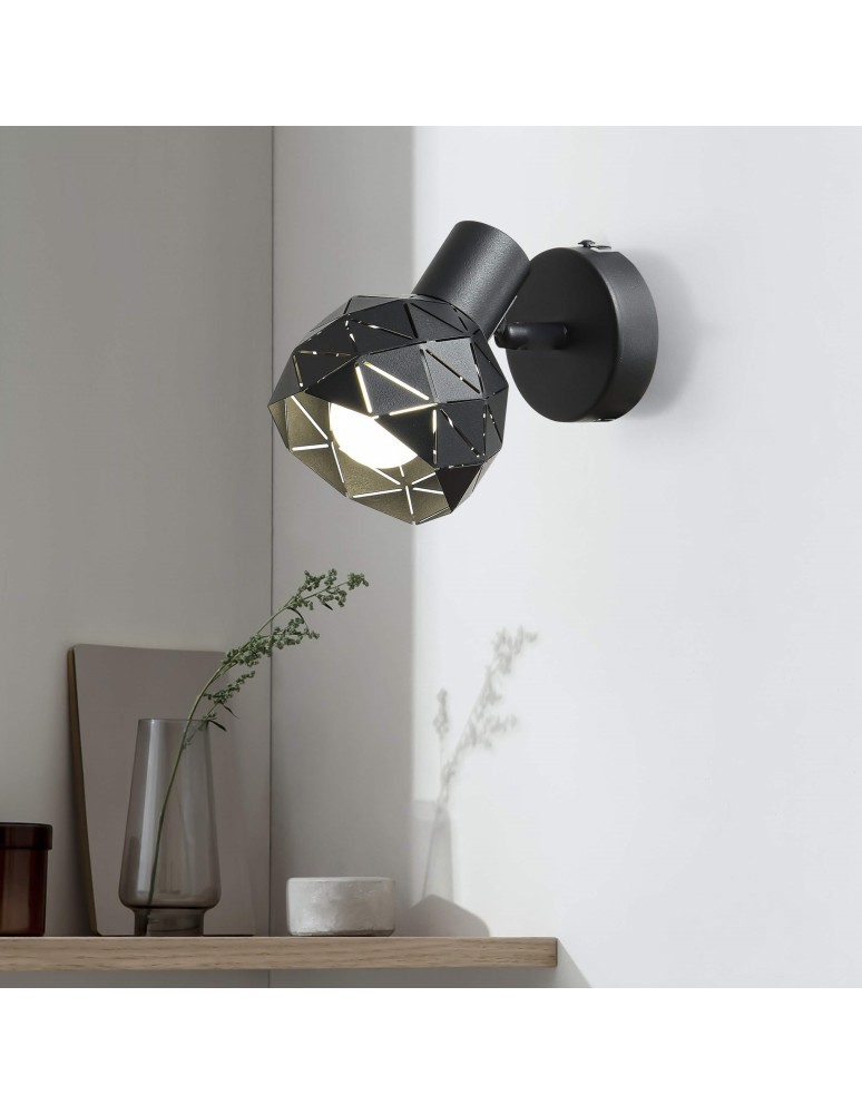 Light Prestige Reus 1 spot czarny E14 czarny LP-8069/1WS BK Light Prestige Reus 1 spot czarny E14 czarny LP-8069/1WS BK