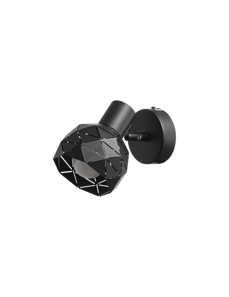 Light Prestige Reus 1 spot czarny E14 czarny LP-8069/1WS BK Light Prestige Reus 1 spot czarny E14 czarny LP-8069/1WS BK