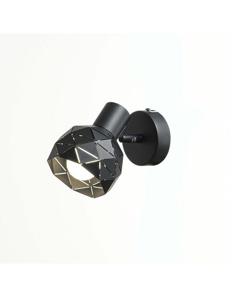Light Prestige Reus 1 spot czarny E14 czarny LP-8069/1WS BK Light Prestige Reus 1 spot czarny E14 czarny LP-8069/1WS BK