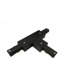 Akcesoria do szynoprzewodów 1 fazowych - Light Prestige Łącznik T czarny do szynoprzewodów 1F czarny LP-553 BK - product 1