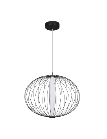 Light Prestige Treviso lampa wisząca mała czarna 3000K LP-798/1P S3 BK 1xLED czarny