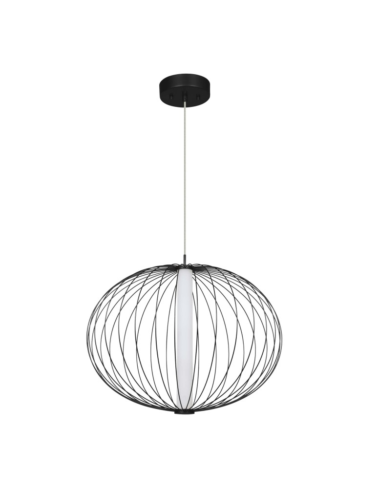 Light Prestige Treviso lampa wisząca mała czarna 3000K LP-798/1P S3 BK 1xLED czarny