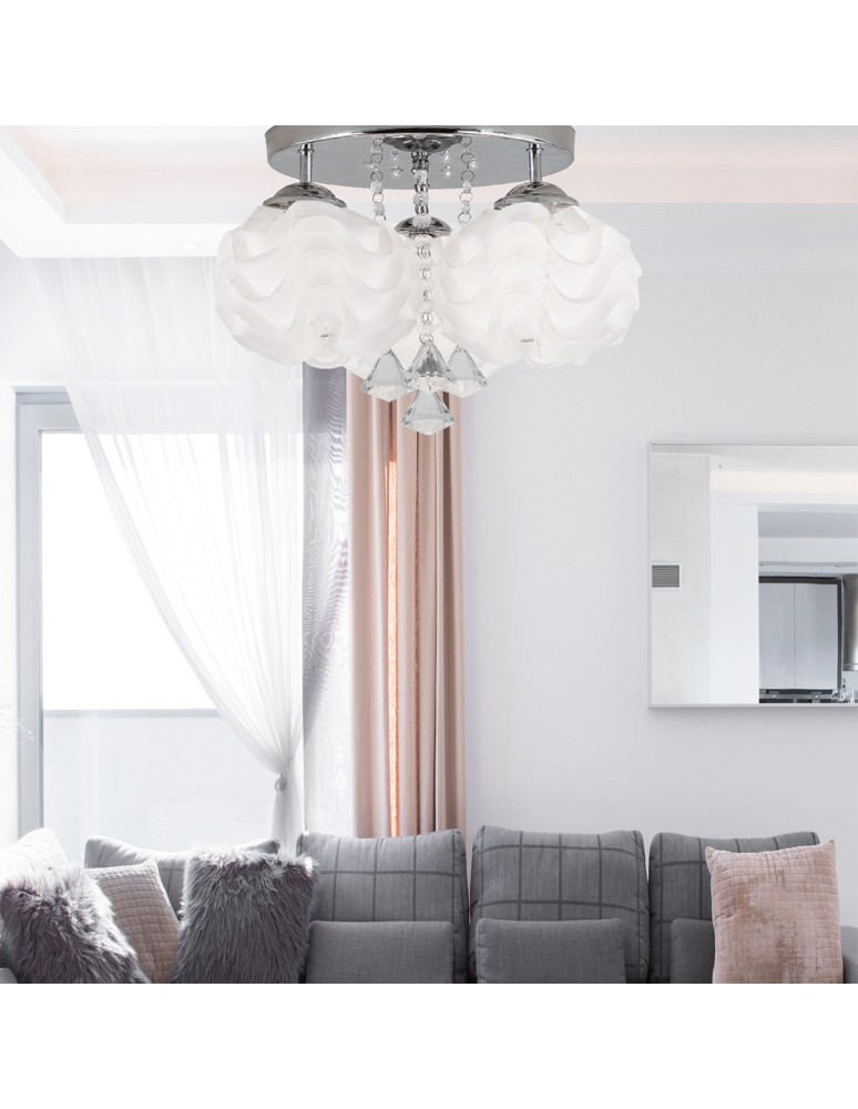 Light Prestige Sada 3 plafon E14 biały, srebrny LP-119/3C Light Prestige Sada 3 plafon E14 biały, srebrny LP-119/3C