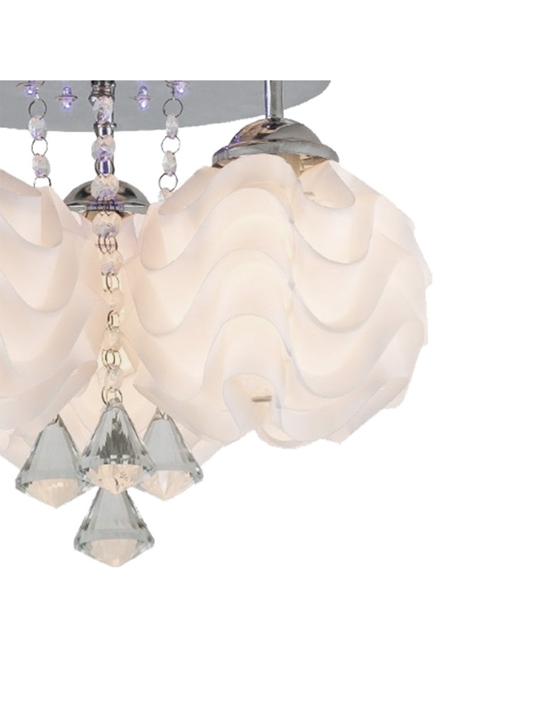 Light Prestige Sada 3 plafon E14 biały, srebrny LP-119/3C Light Prestige Sada 3 plafon E14 biały, srebrny LP-119/3C