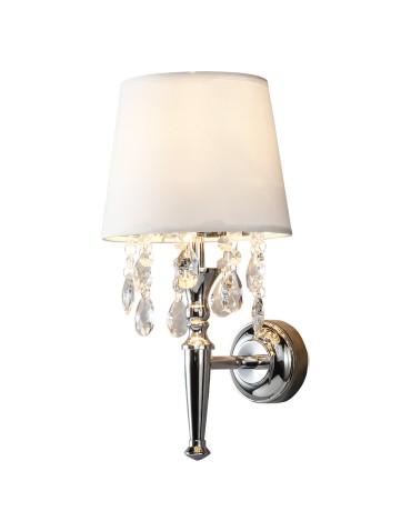 Light Prestige Vigo kinkiet biały E14 chrom/ biały LP-0412/1W WH - produkt 2