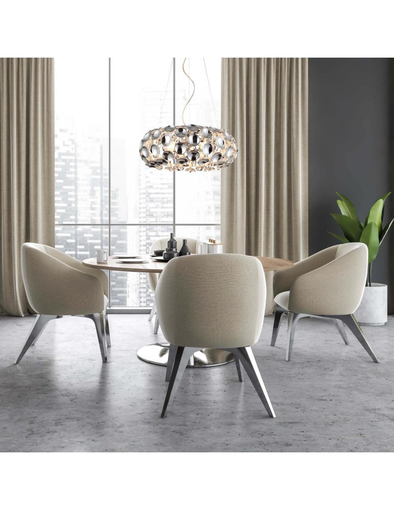 Lampy wiszące - Light Prestige Ferrara wisząca E14 chrom LP-17060/3P - product kolory-swiatla.pl 2