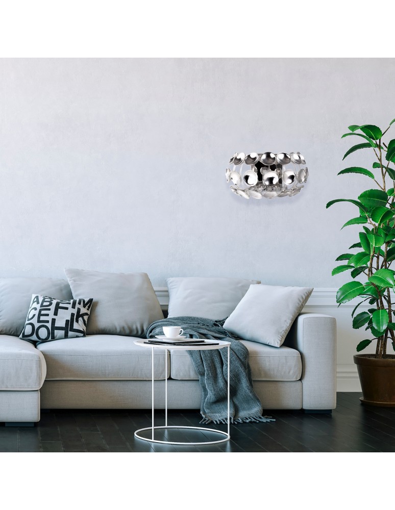 Kinkiety glamour - Light Prestige Ferrara kinkiet E14 chrom LP-17060/1W - product kolory-swiatla.pl 2