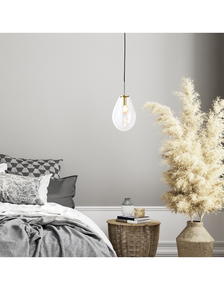 Light Prestige Fondi 1 wisząca E14 transparentny LP-1214/1P Light Prestige Fondi 1 wisząca E14 transparentny LP-1214/1P