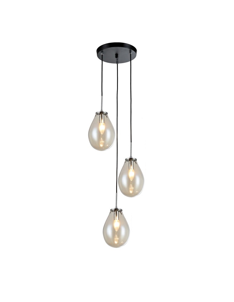 Light Prestige Fondi 3 wiszaca E14 transparentny LP-1214/3P Light Prestige Fondi 3 wiszaca E14 transparentny LP-1214/3P