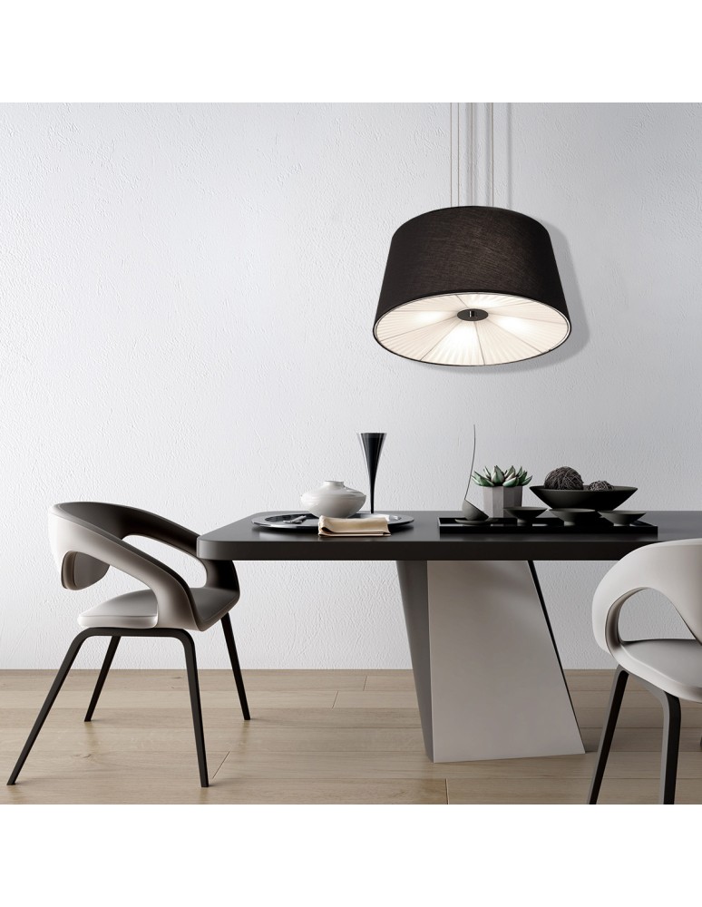 Light Prestige Bali wisząca czarna E27 czarny LP-1322/1P BK