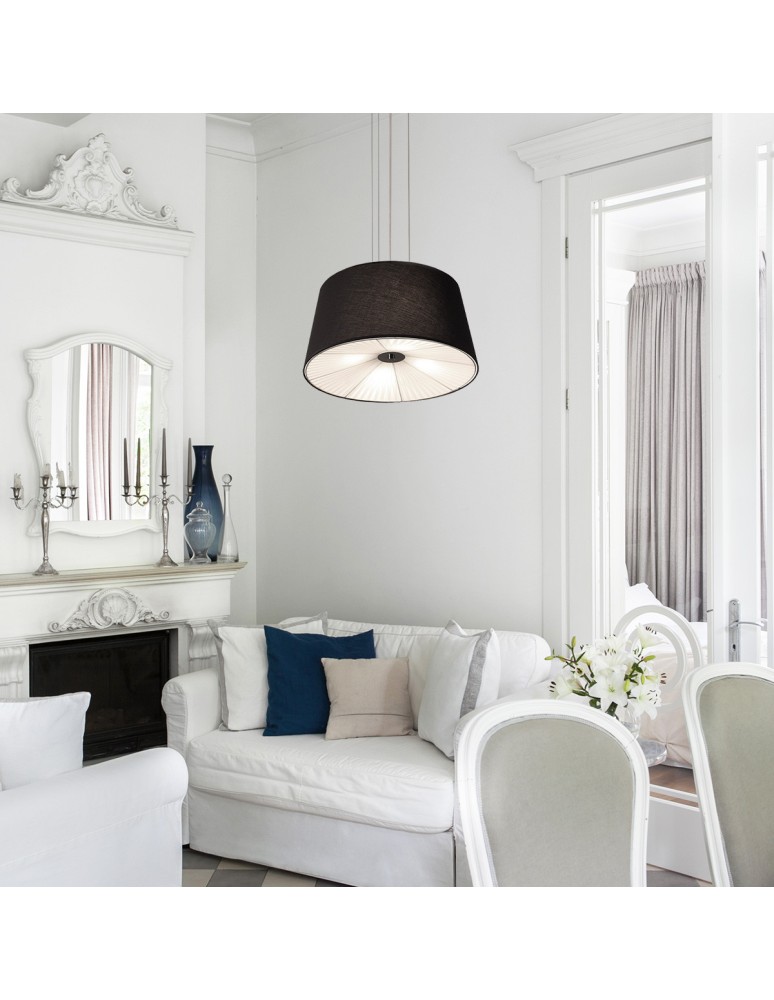 Light Prestige Bali wisząca czarna E27 czarny LP-1322/1P BK