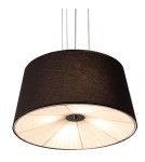 Lampy wiszące z abażurem - Light Prestige Bali wisząca czarna E27 czarny LP-1322/1P BK - product 5