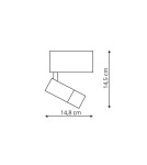 Light Prestige Reflektor SUN 1 magnetic LED czarny LP-557-MAG-BK Light Prestige Reflektor SUN 1 magnetic LED czarny LP-557-MAG-BK