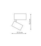 Light Prestige Reflektor Sun 3 magnetic LED czarny LP-558-MAG-BK Light Prestige Reflektor Sun 3 magnetic LED czarny LP-558-MAG-BK