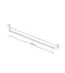 Light Prestige Szyna do systemu Magnetic 2 m czarny LP-E020-MAG-BK Light Prestige Szyna do systemu Magnetic 2 m czarny LP-E020-MAG-BK