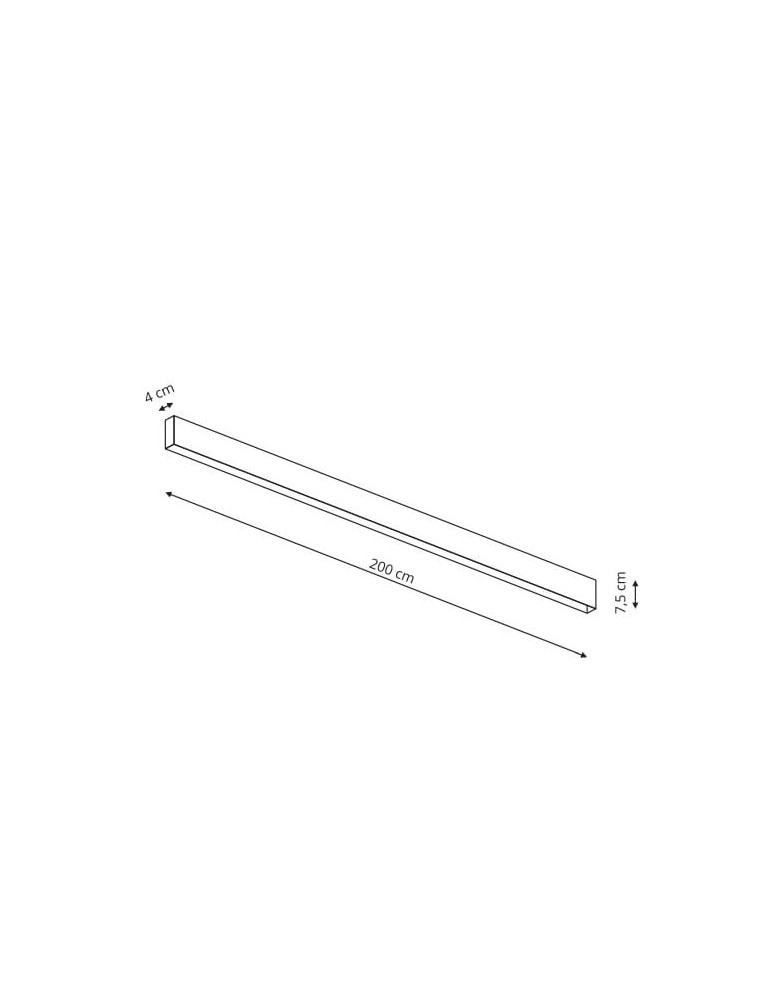 Light Prestige Szyna do systemu Magnetic 2 m czarny LP-E020-MAG-BK Light Prestige Szyna do systemu Magnetic 2 m czarny LP-E020-MAG-BK