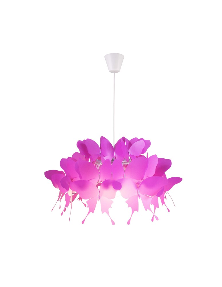 Light Prestige Farfalla 1 wisząca ciemny róż E27 ciemny róż LP-3439/1P dark pink