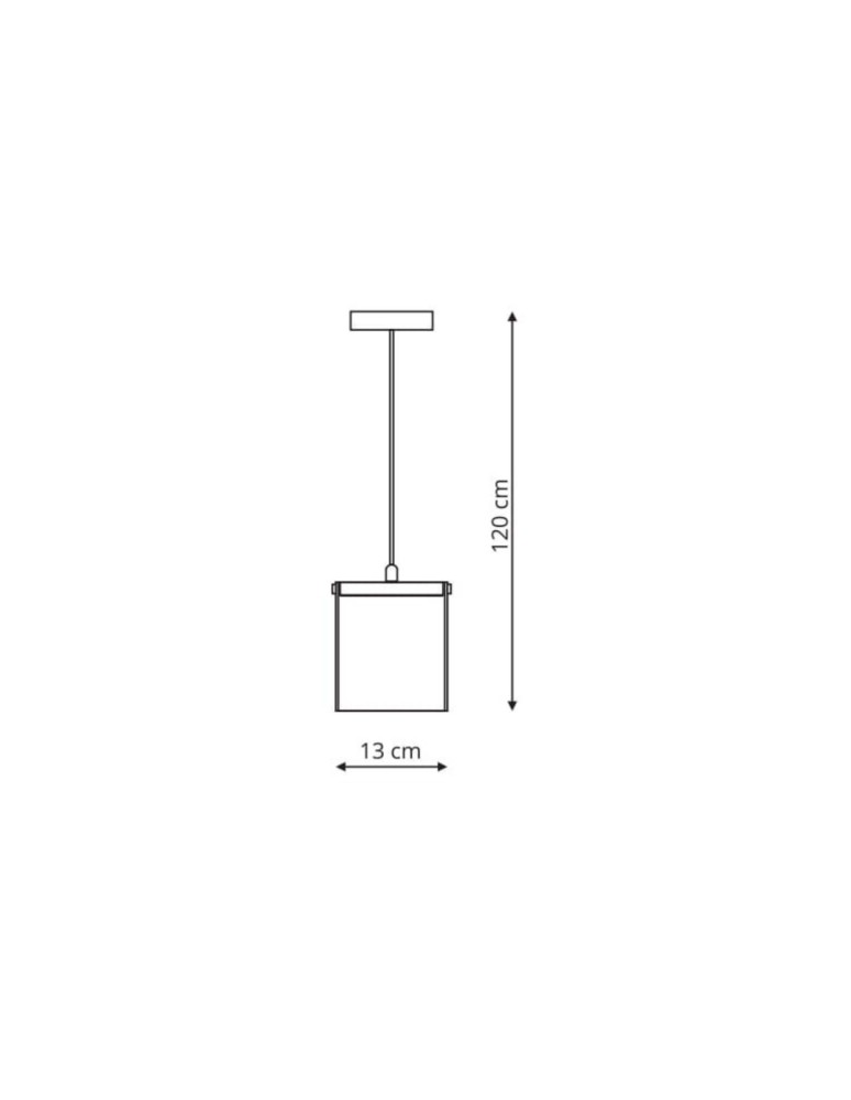 Light Prestige Cantos 1 wisząca LED transparentny LP-1114/1P Light Prestige Cantos 1 wisząca LED transparentny LP-1114/1P