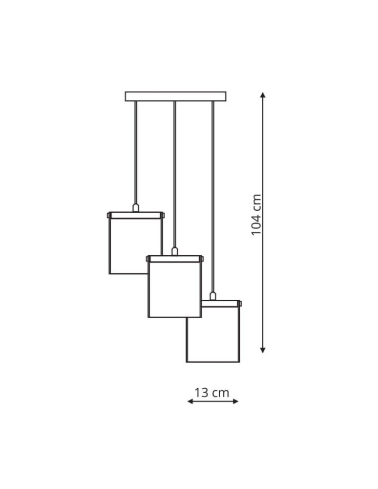 Light Prestige Cantos 3 wisząca LED LP-1114/3C Light Prestige Cantos 3 wisząca LED LP-1114/3C