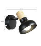Light Prestige Arezzo kinkiet czarny E14 czarny LP-1420/1W BK Light Prestige Arezzo kinkiet czarny E14 czarny LP-1420/1W BK